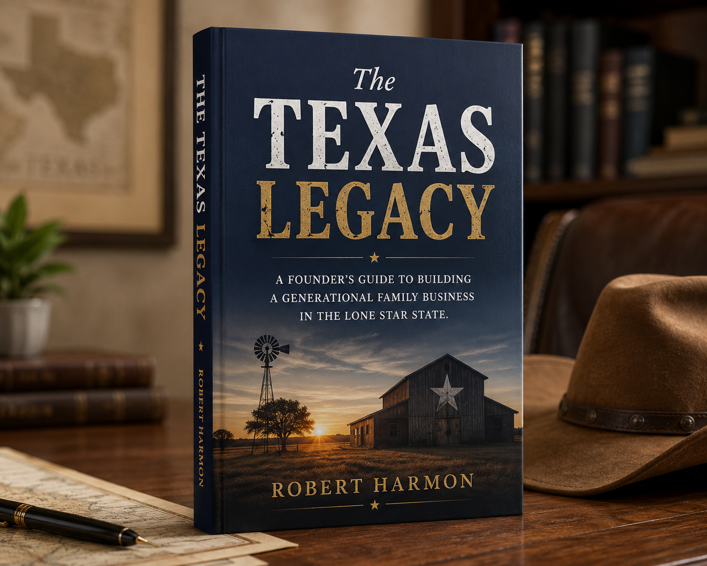 The Texas Legacy — Historical Fiction book cover design
