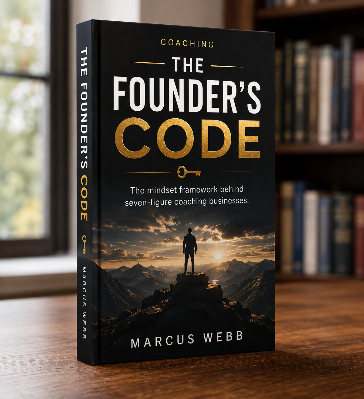 The Founder's Code — Business book cover design