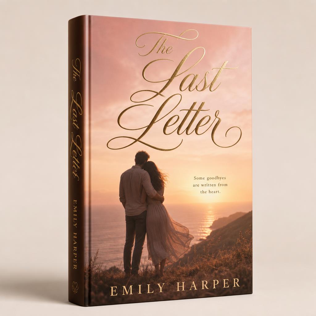 The Last Letter — Romance book cover design