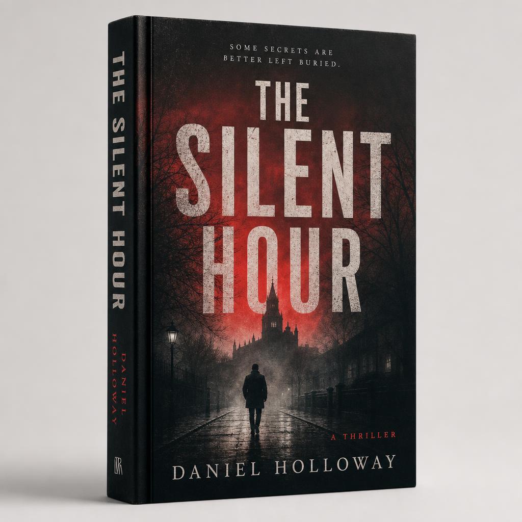 The Silent Hour — Thriller & Mystery book cover design